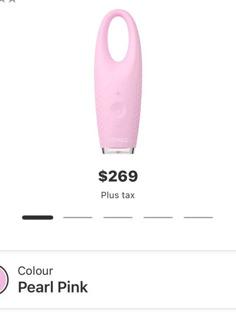 FOREO Pearl Pink Sonic Facial Cleansing System